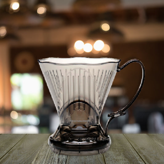 クレバーコーヒードリッパー Lサイズ 半透明ブラック 蓋 コースター付き 正規店